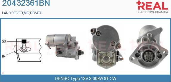 REAL 20432361BN - Démarreur droxauto.com