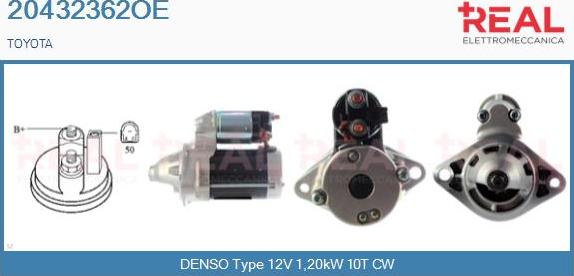 REAL 20432362OE - Démarreur droxauto.com