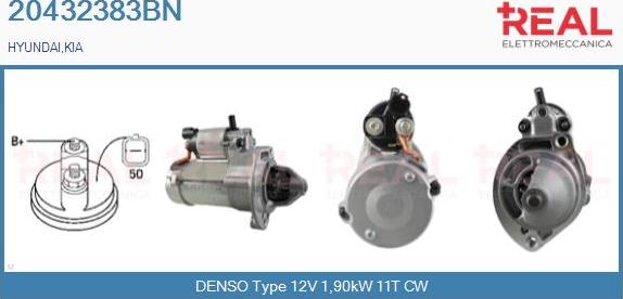 REAL 20432383BN - Démarreur droxauto.com