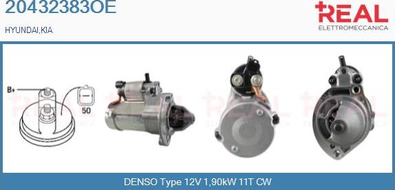 REAL 20432383OE - Démarreur droxauto.com