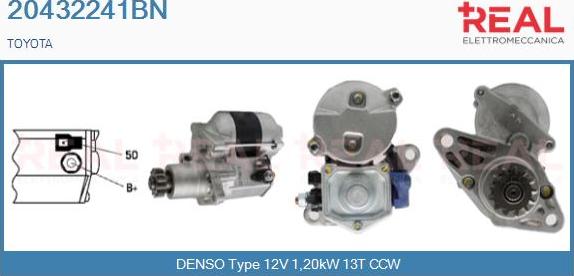 REAL 20432241BN - Démarreur droxauto.com