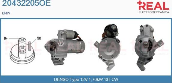 REAL 20432205OE - Démarreur droxauto.com