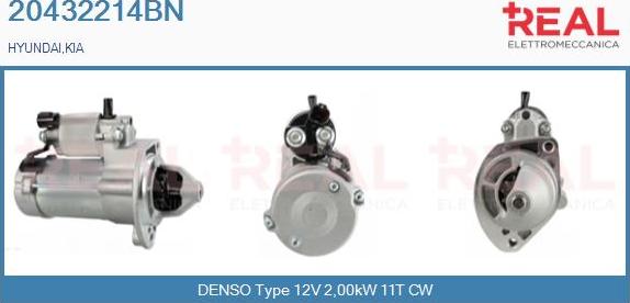 REAL 20432214BN - Démarreur droxauto.com