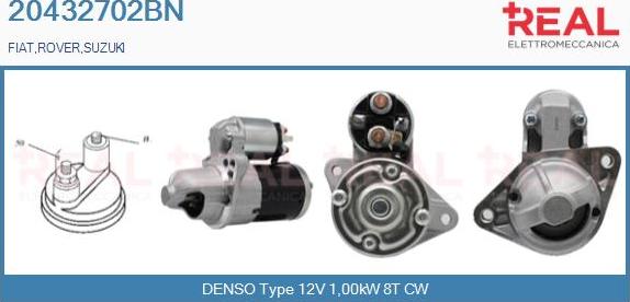 REAL 20432702BN - Démarreur droxauto.com