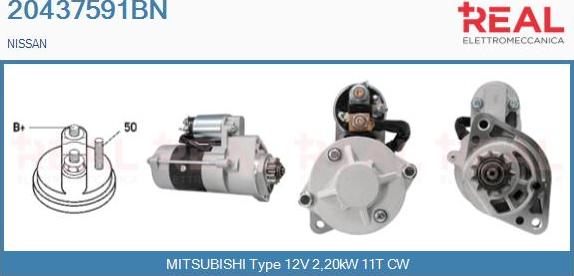 REAL 20437591BN - Démarreur droxauto.com