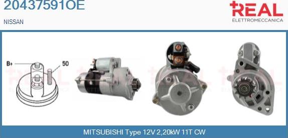 REAL 20437591OE - Démarreur droxauto.com