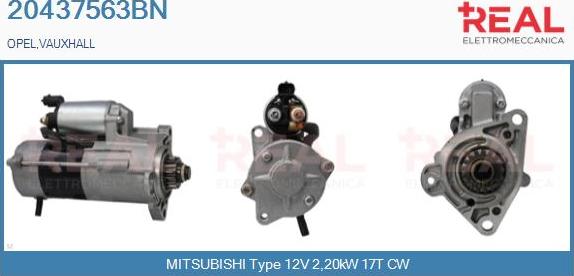 REAL 20437563BN - Démarreur droxauto.com
