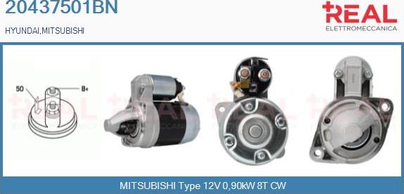 REAL 20437501BN - Démarreur droxauto.com