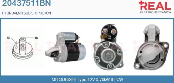 REAL 20437511BN - Démarreur droxauto.com