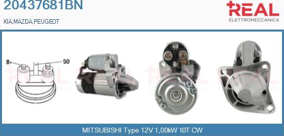 REAL 20437681BN - Démarreur droxauto.com