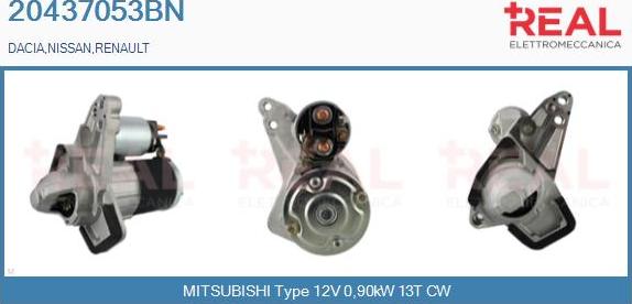 REAL 20437053BN - Démarreur droxauto.com