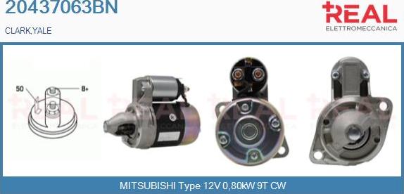 REAL 20437063BN - Démarreur droxauto.com