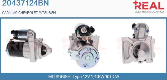 REAL 20437124BN - Démarreur droxauto.com