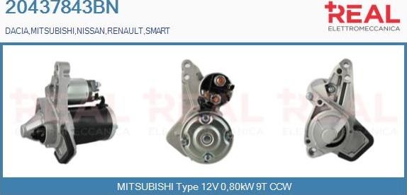 REAL 20437843BN - Démarreur droxauto.com