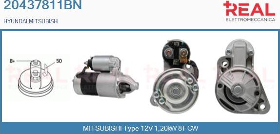REAL 20437811BN - Démarreur droxauto.com
