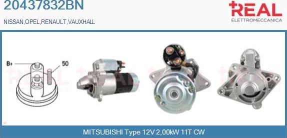 REAL 20437832BN - Démarreur droxauto.com