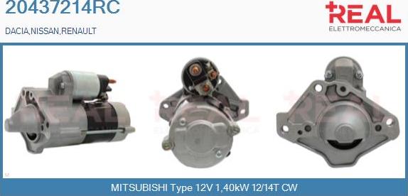 REAL 20437214RC - Démarreur droxauto.com