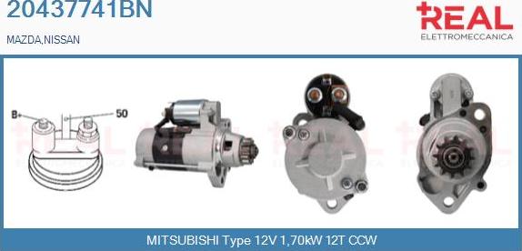 REAL 20437741BN - Démarreur droxauto.com