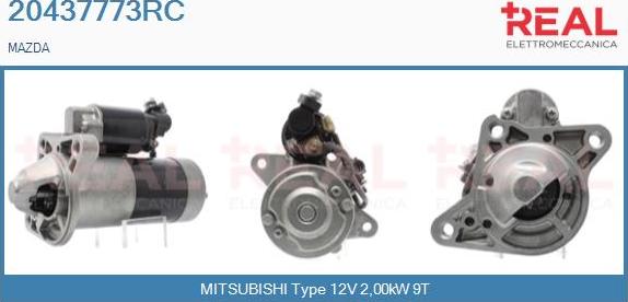 REAL 20437773RC - Démarreur droxauto.com