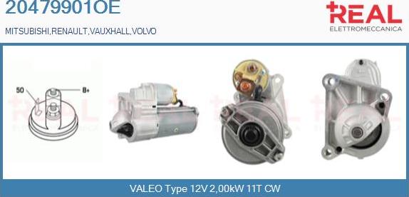 REAL 20479901OE - Démarreur droxauto.com