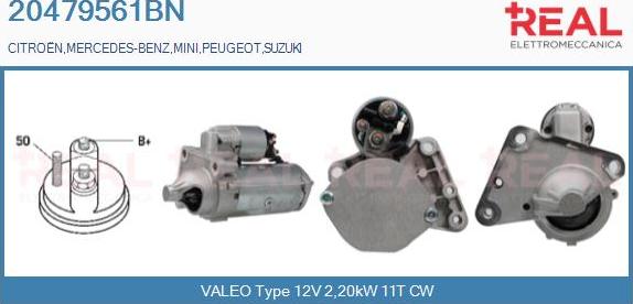 REAL 20479561BN - Démarreur droxauto.com
