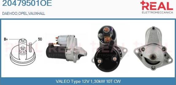 REAL 20479501OE - Démarreur droxauto.com