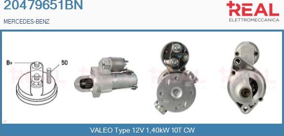 REAL 20479651BN - Démarreur droxauto.com
