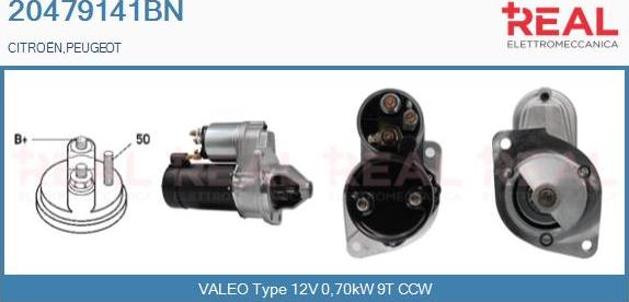 REAL 20479141BN - Démarreur droxauto.com