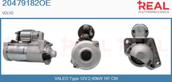 REAL 20479182OE - Démarreur droxauto.com