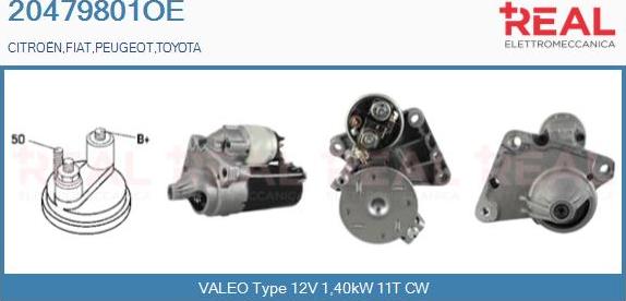 REAL 20479801OE - Démarreur droxauto.com