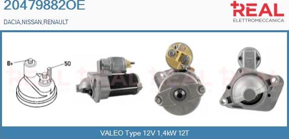 REAL 20479882OE - Démarreur droxauto.com