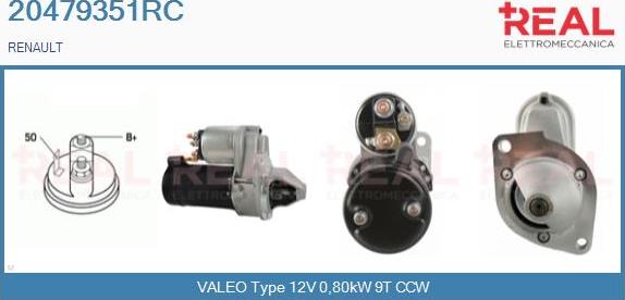REAL 20479351RC - Démarreur droxauto.com