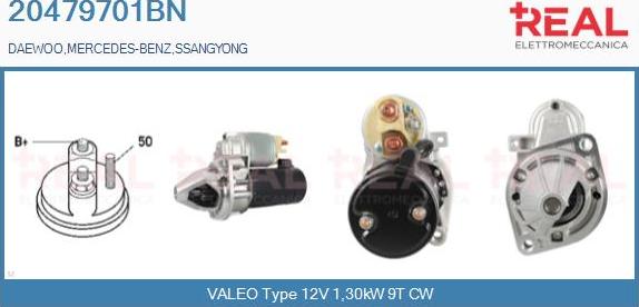 REAL 20479701BN - Démarreur droxauto.com