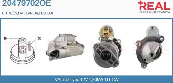 REAL 20479702OE - Démarreur droxauto.com