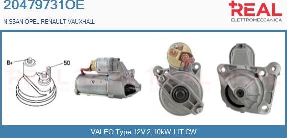 REAL 20479731OE - Démarreur droxauto.com