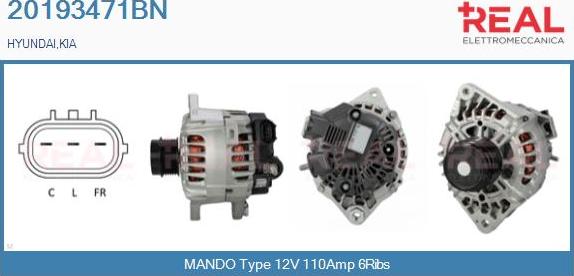 REAL 20193471BN - Alternateur droxauto.com