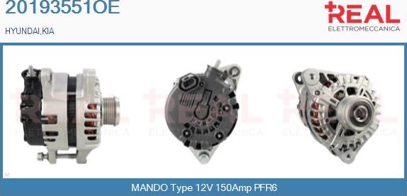 REAL 20193551OE - Alternateur droxauto.com