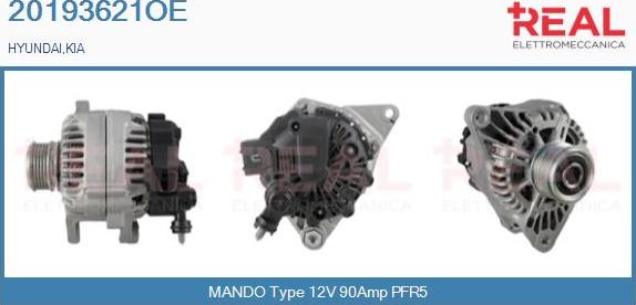 REAL 20193621OE - Alternateur droxauto.com