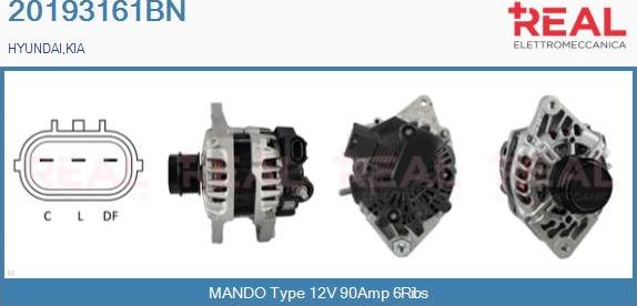 REAL 20193161BN - Alternateur droxauto.com