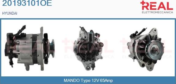 REAL 20193101OE - Alternateur droxauto.com