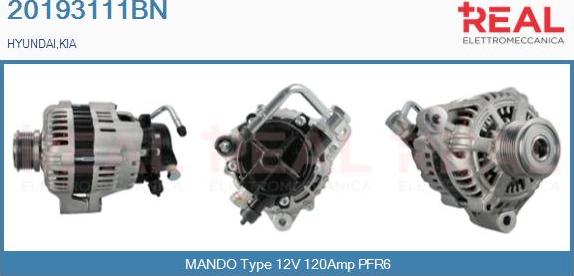 REAL 20193111BN - Alternateur droxauto.com