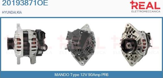 REAL 20193871OE - Alternateur droxauto.com