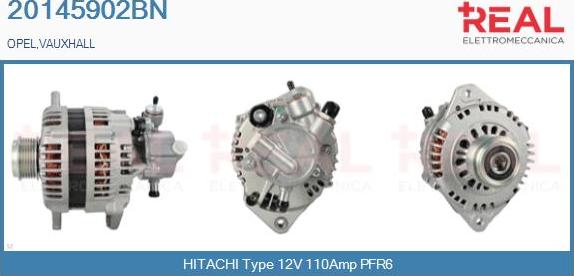 REAL 20145902BN - Alternateur droxauto.com