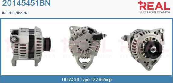 REAL 20145451BN - Alternateur droxauto.com