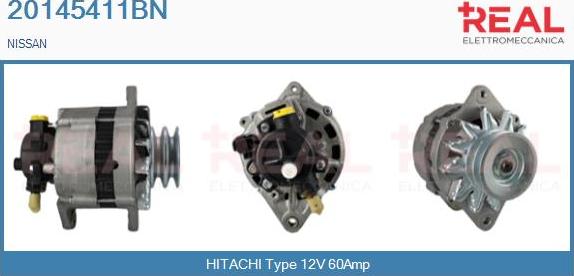 REAL 20145411BN - Alternateur droxauto.com