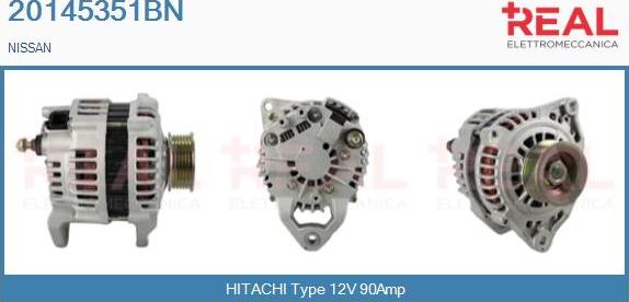 REAL 20145351BN - Alternateur droxauto.com