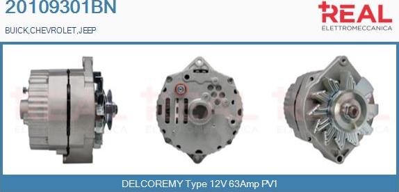 REAL 20109301BN - Alternateur droxauto.com