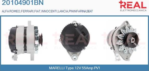 REAL 20104901BN - Alternateur droxauto.com