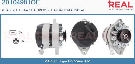 REAL 20104901OE - Alternateur droxauto.com