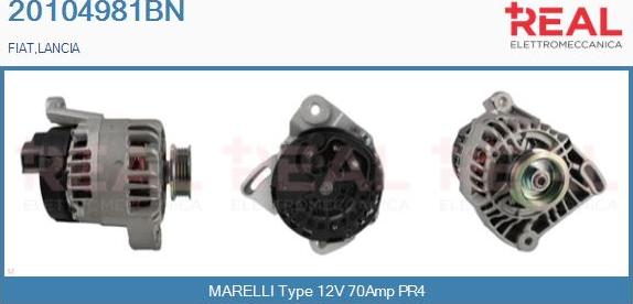 REAL 20104981BN - Alternateur droxauto.com